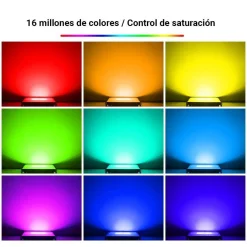 Proyector LED RGB+CCT - 50W - 4200lm - control por RF y WiFi - IP65