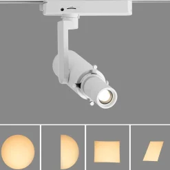 Proyector shapeable para carril monofásico - 20W - 20º-35