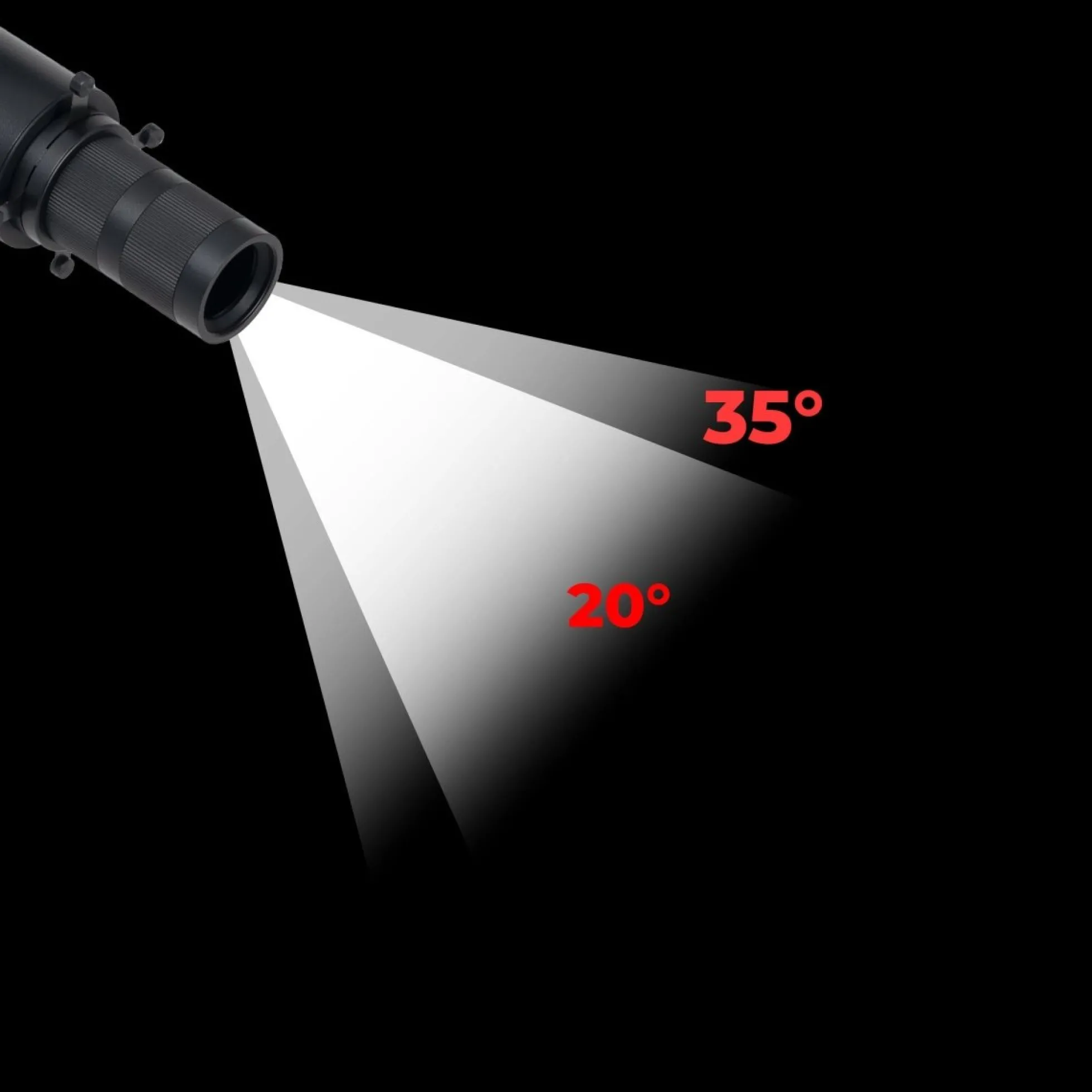 Proyector shapeable para carril monofásico - 20W - 20º-35