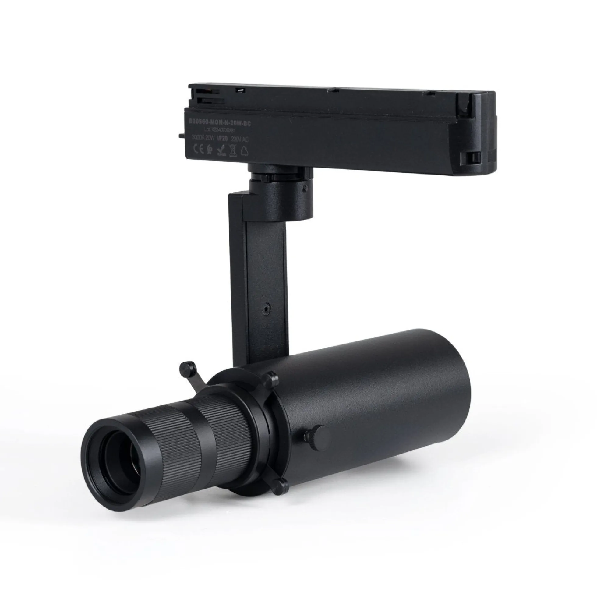 Proyector shapeable para carril monofásico - 20W - 20º-35