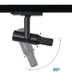 Proyector shapeable para carril trifásico - 20W - 20º - 35°