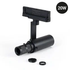 Proyector shapeable para carril trifásico - 20W - 20º - 35°