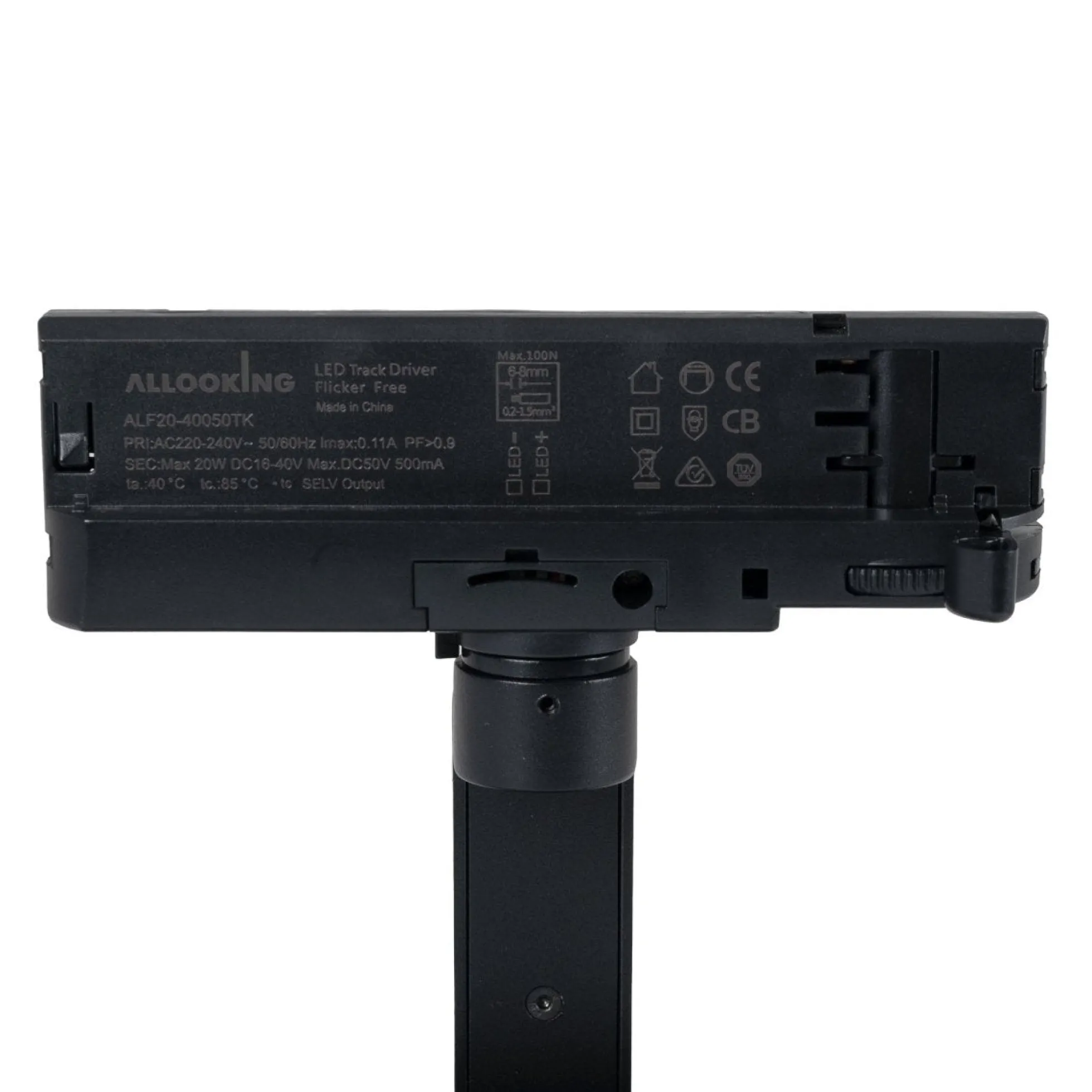 Proyector shapeable para carril trifásico - 20W - 20º - 35°