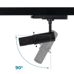Proyector shapeable para carril trifásico - 10W - 20º-35