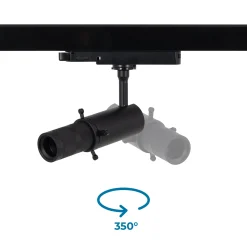 Proyector shapeable para carril trifásico - 10W - 20º-35