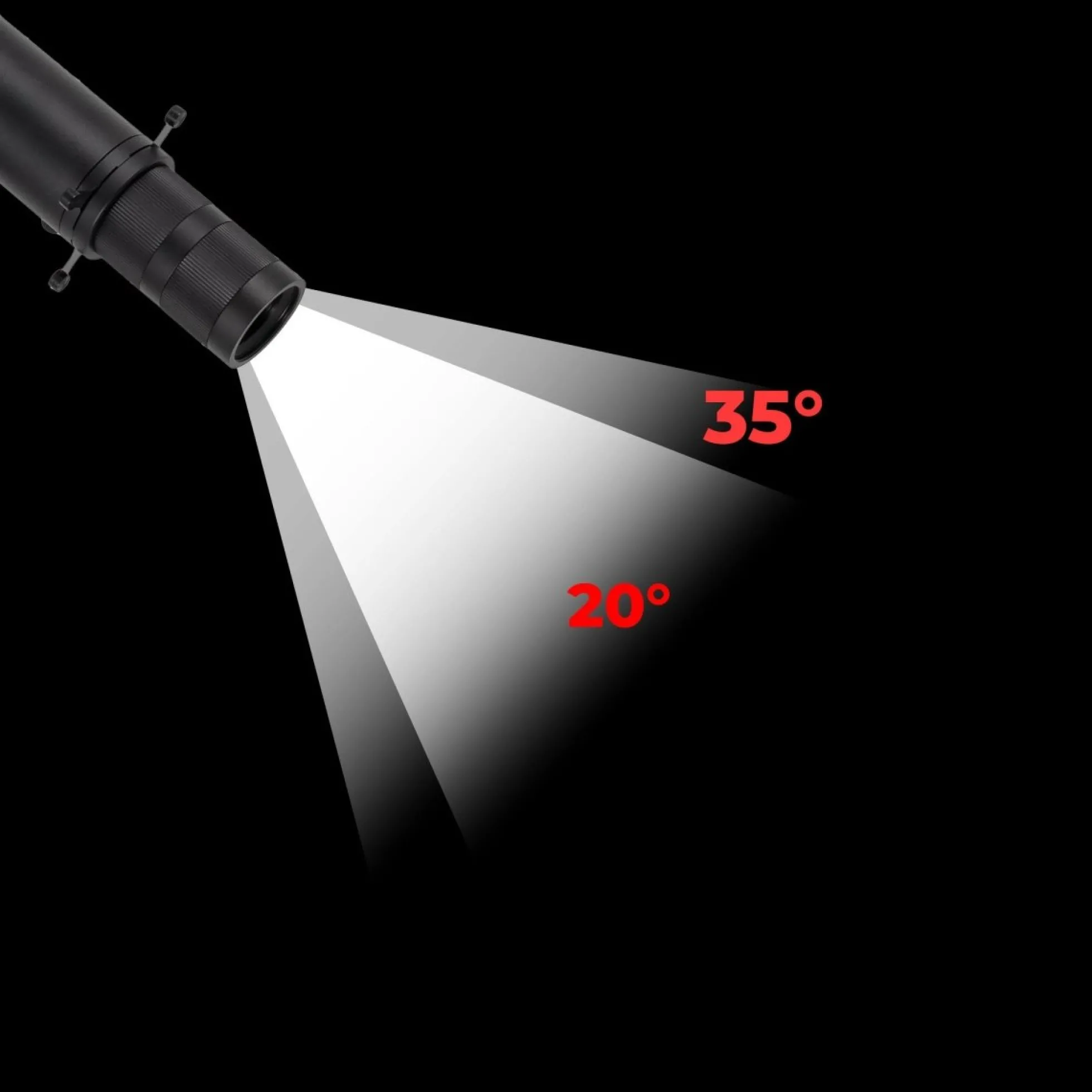 Proyector shapeable para carril magnético 48V - 10W - 20º-35º
