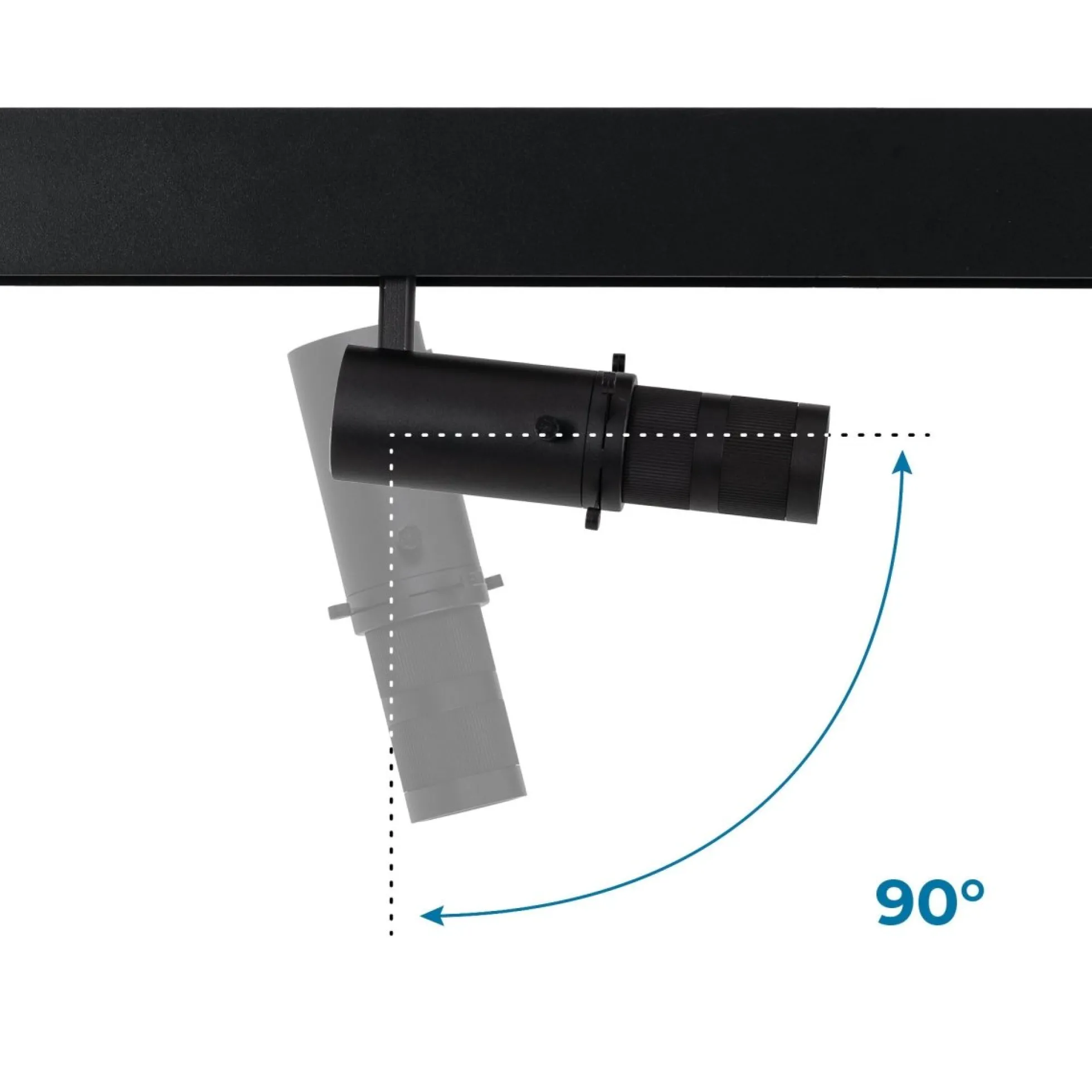 Proyector shapeable para carril magnético 48V - 10W - 20º-35º
