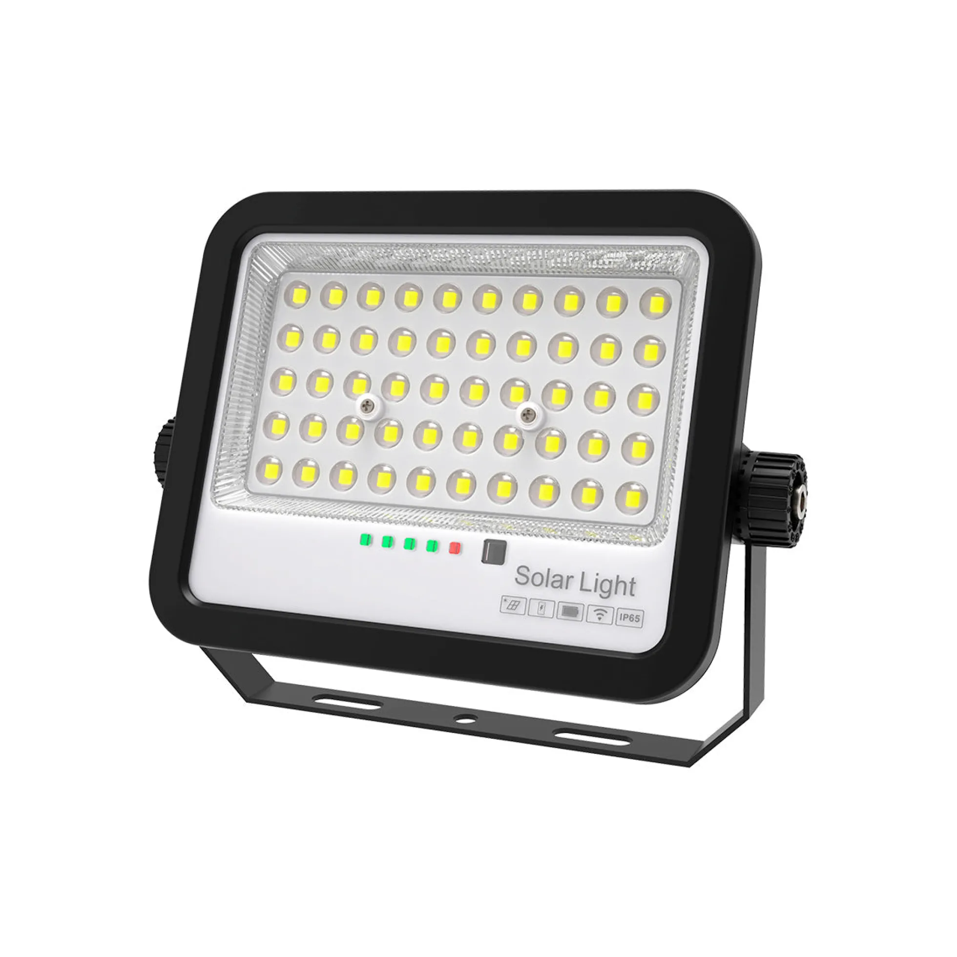 Proyector solar con panel y mando a distancia - 50W - 6500K - IP65