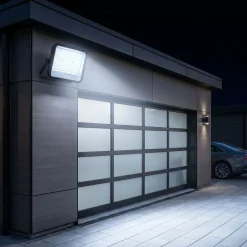 Proyector solar con panel y mando a distancia - 100W - Large - 6500K - IP65