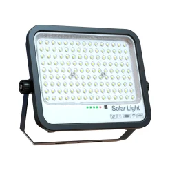 Proyector solar con panel y mando a distancia - 150W - 6500K - IP65