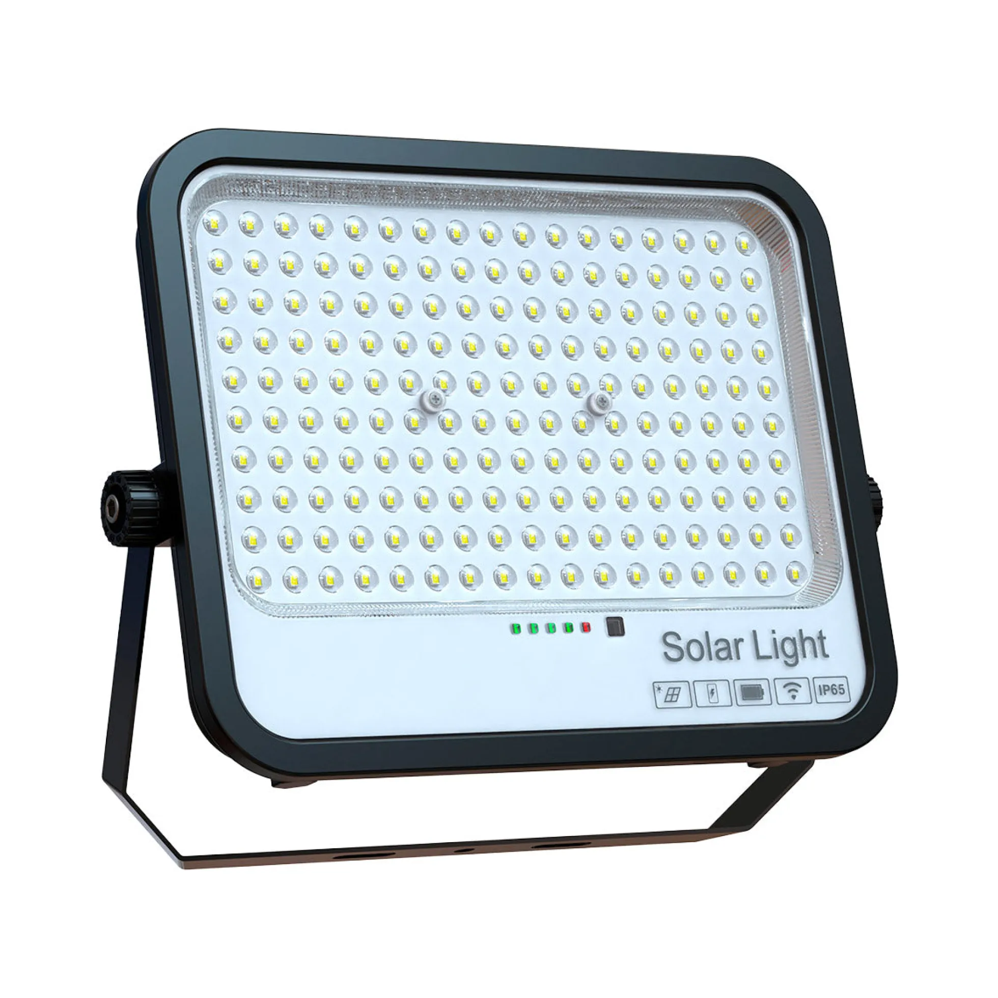 Proyector solar con panel y mando a distancia - 300W - 6500K - IP65