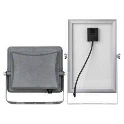 Proyector solar de seguridad 5W - Sensor PIR y mando a distancia - 4000K - IP65