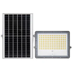Proyector solar de seguridad 16W - Sensor PIR y mando a distancia - 4000K - IP65