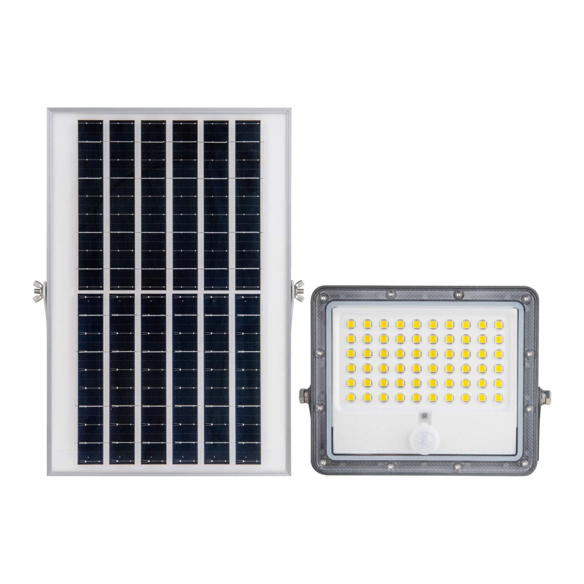 Proyector solar de seguridad 32W - Sensor PIR y mando a distancia - 4000K - IP65