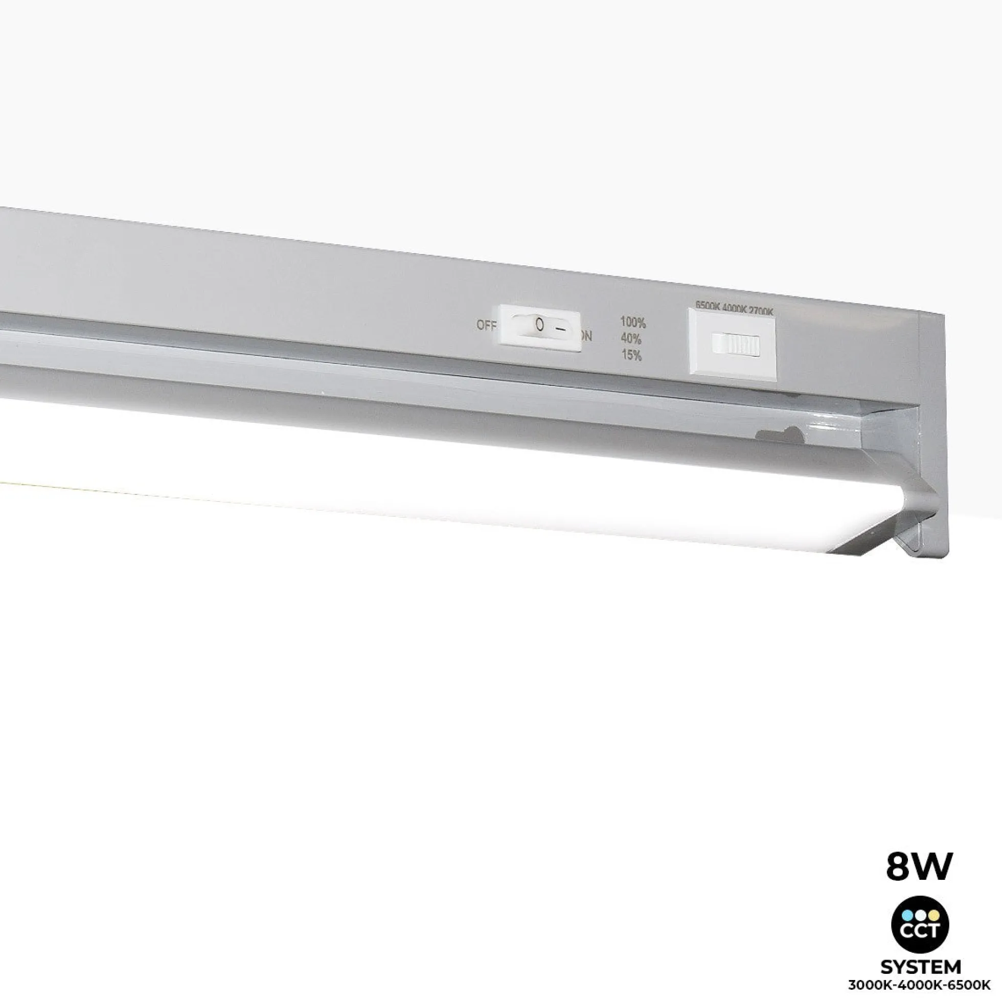 Regleta LED bajo mueble - CCT - Interconectable - 8W - 60cm