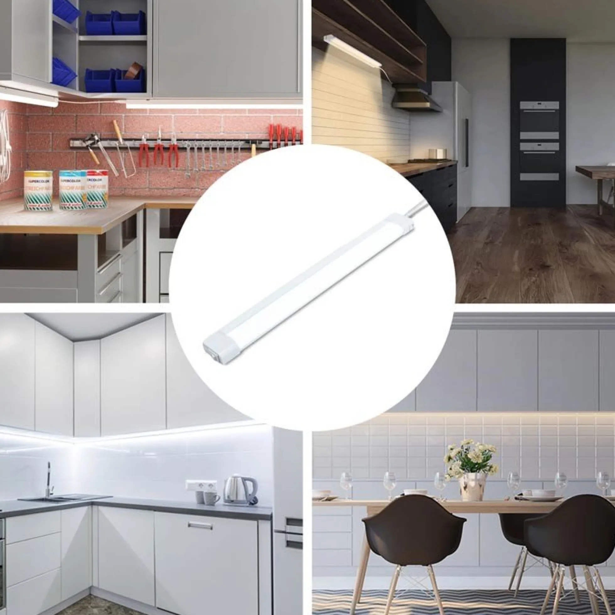 Regleta LED bajo mueble cocina 8W - 50cm