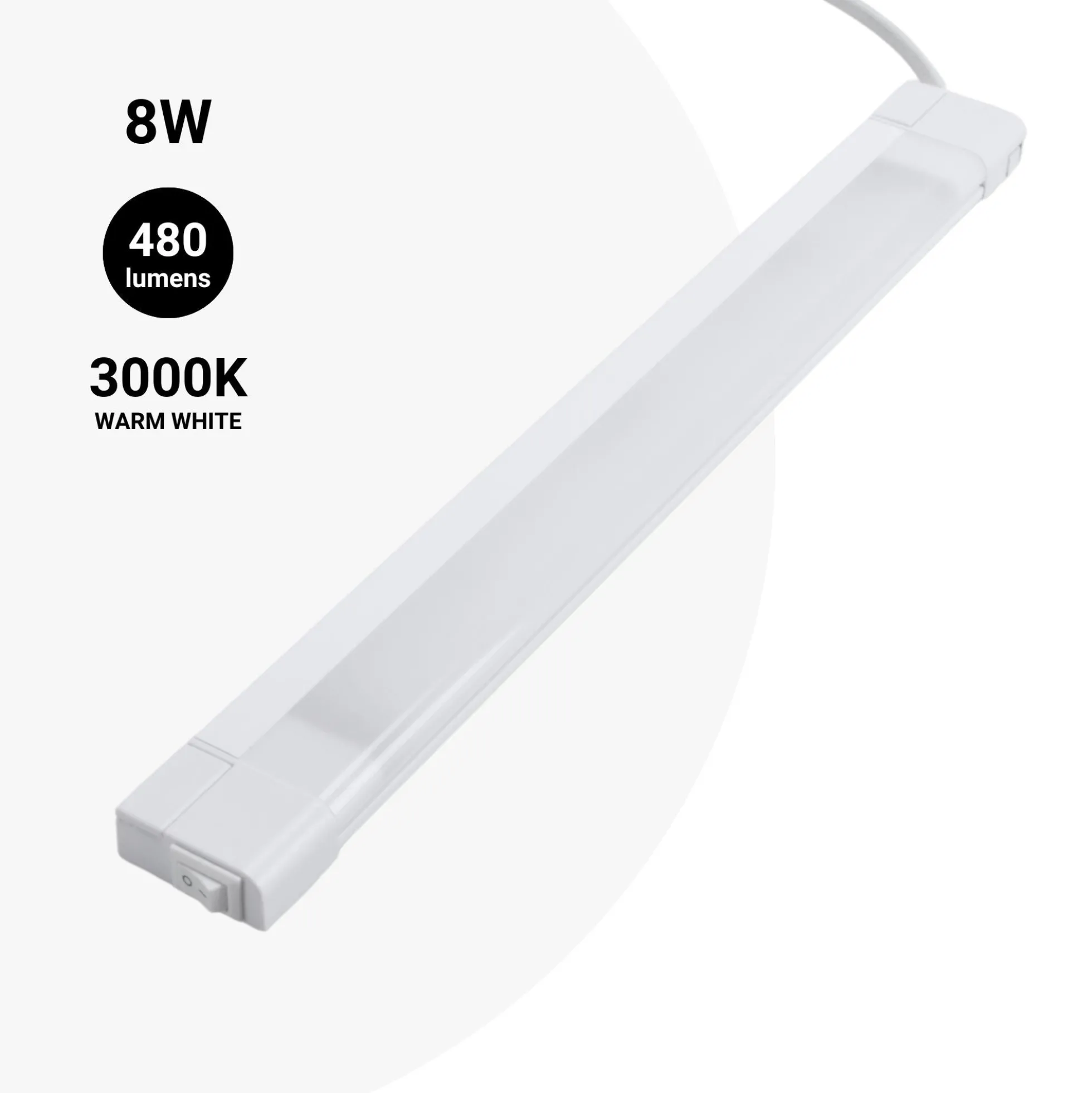Regleta LED bajo mueble cocina 8W - 50cm