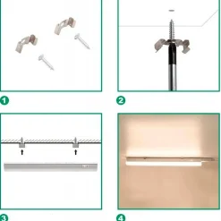 Regleta LED bajo mueble T5 - 150 cm - 18W opal - CCT
