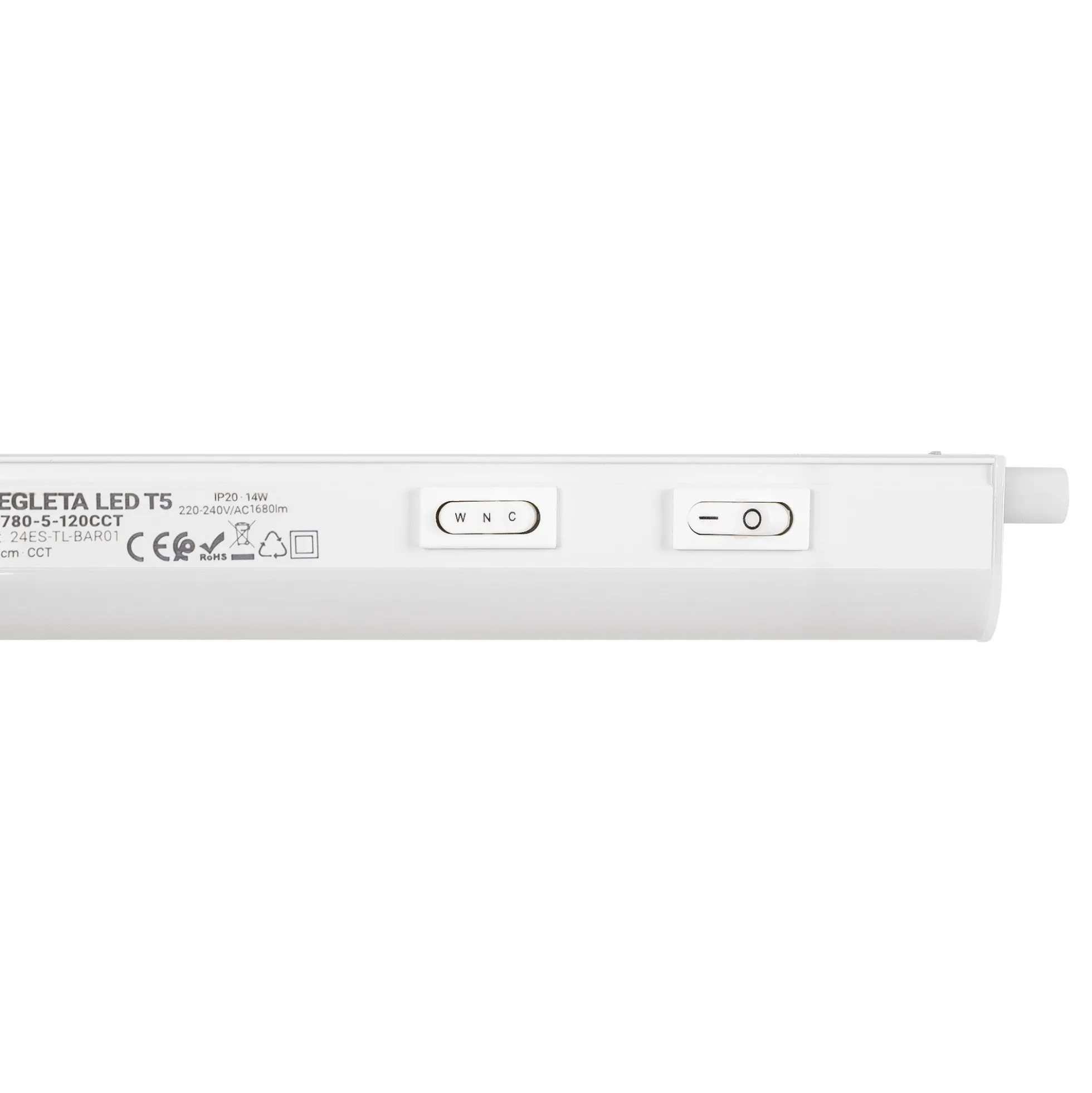 Regleta LED bajo mueble T5 - 14W - CCT - 120 cm - Opal