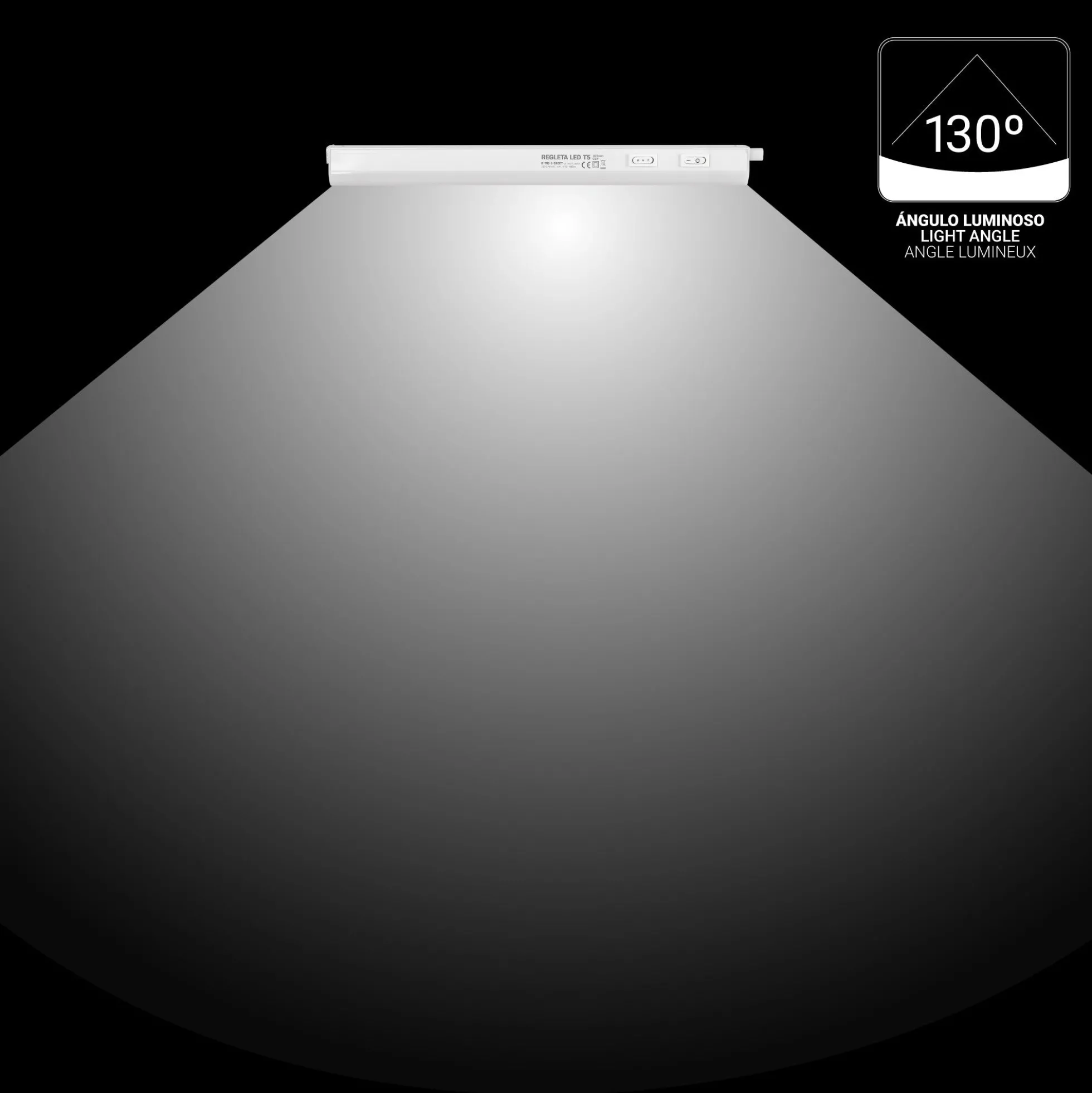 Regleta LED bajo mueble T5 - 4W - CCT - 30 cm - Opal