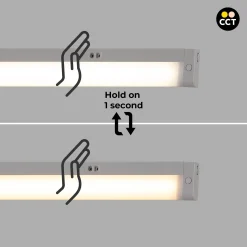 Regleta LED bajo mueble 8W - CCT - Con sensor - 60cm