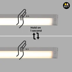 Regleta LED bajo mueble 4W - CCT - Con sensor IR - 30cm