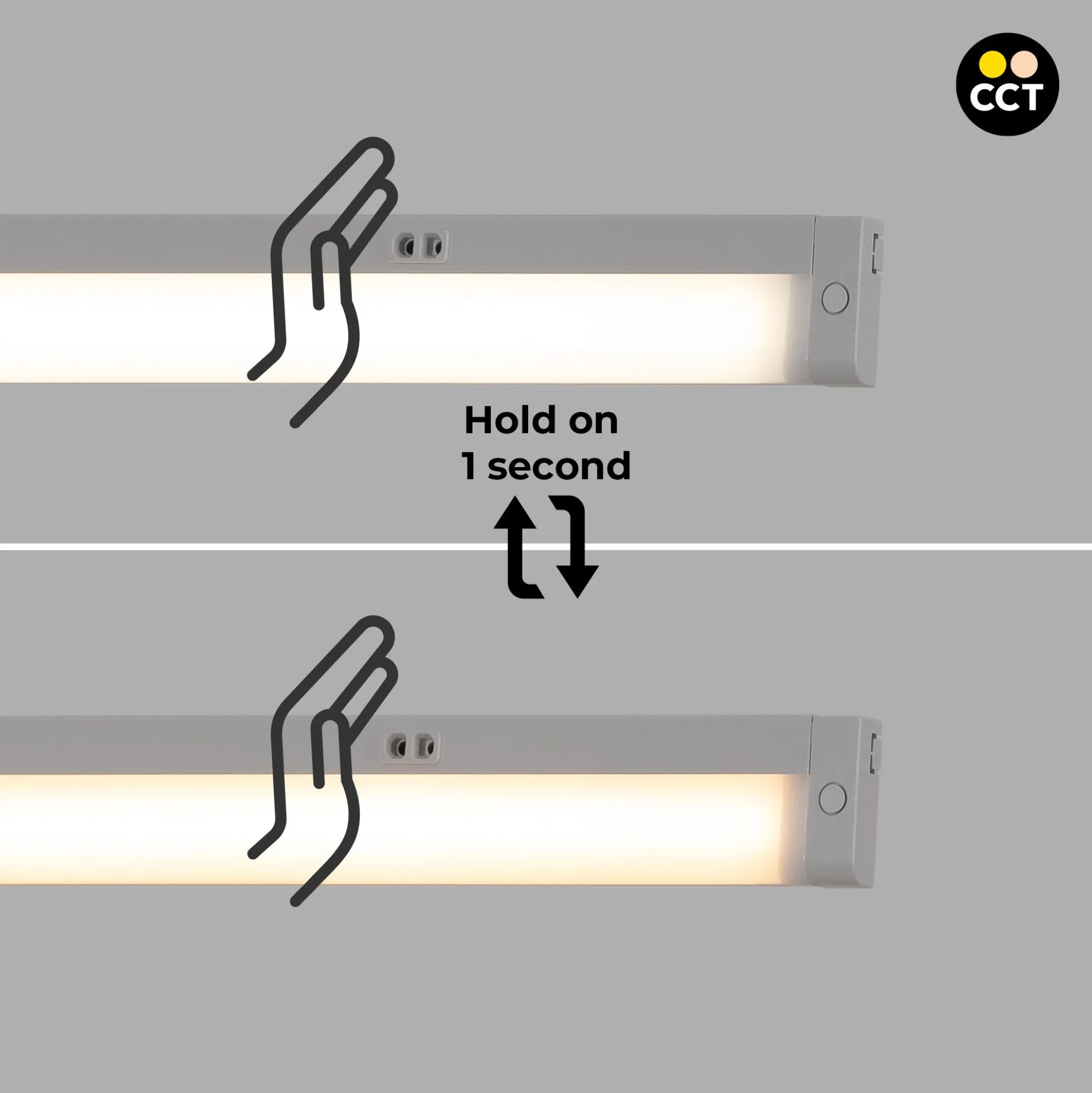 Regleta LED bajo mueble 4W - CCT - Con sensor IR - 30cm