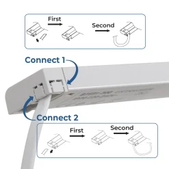 Regleta LED bajo mueble 4W - CCT - Con sensor IR - 30cm