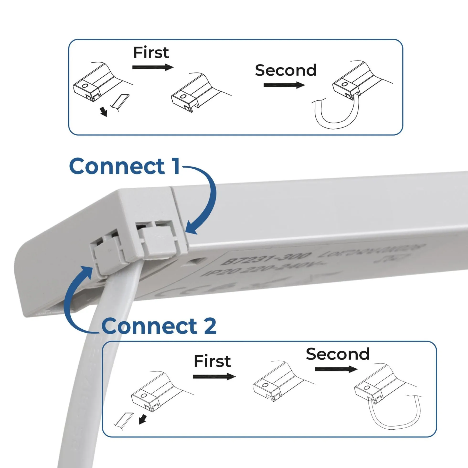 Regleta LED bajo mueble 4W - CCT - Con sensor IR - 30cm