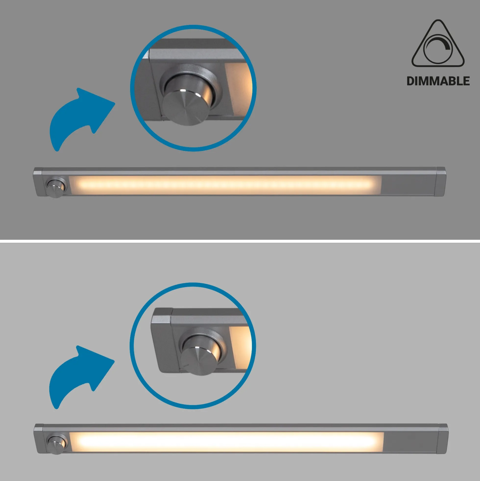 Regleta LED bajo mueble - 8W - CCT - Intensidad regulable - 60cm