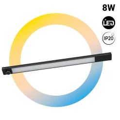 Regleta LED bajo mueble - 8W - CCT - Intensidad regulable - 60cm
