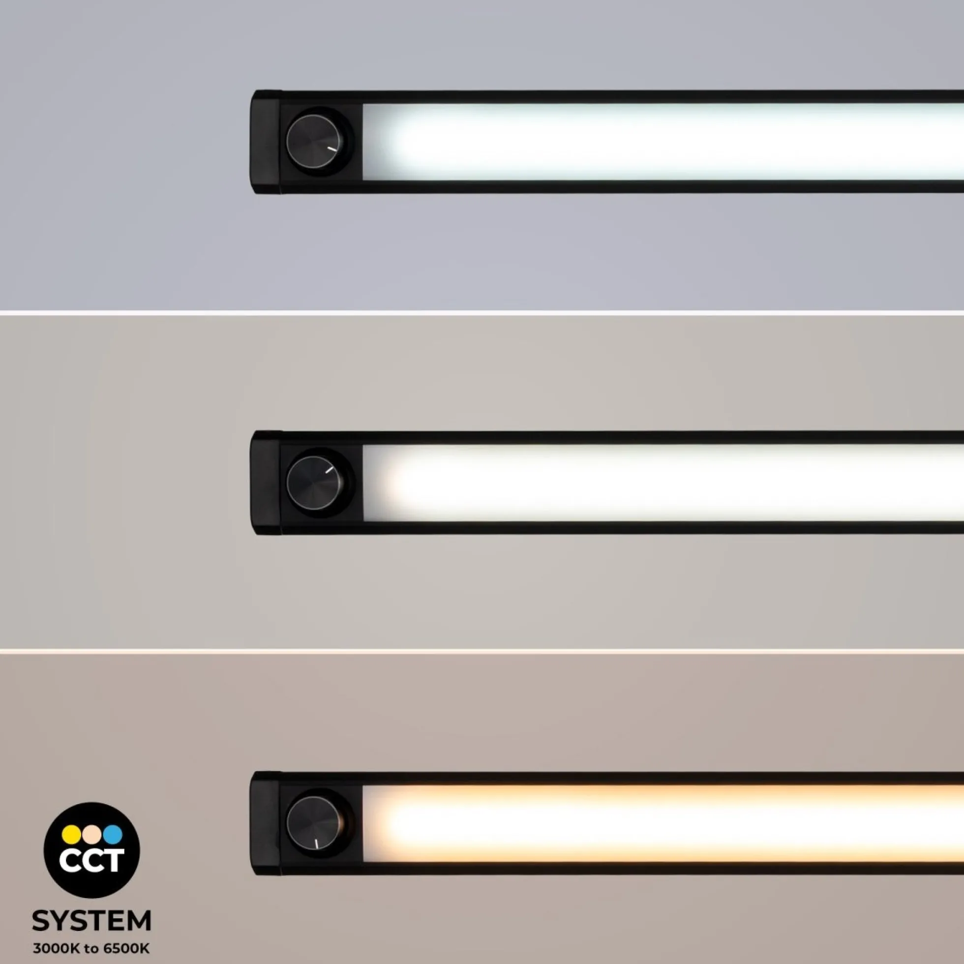 Regleta LED bajo mueble - 8W - CCT - Intensidad regulable - 60cm