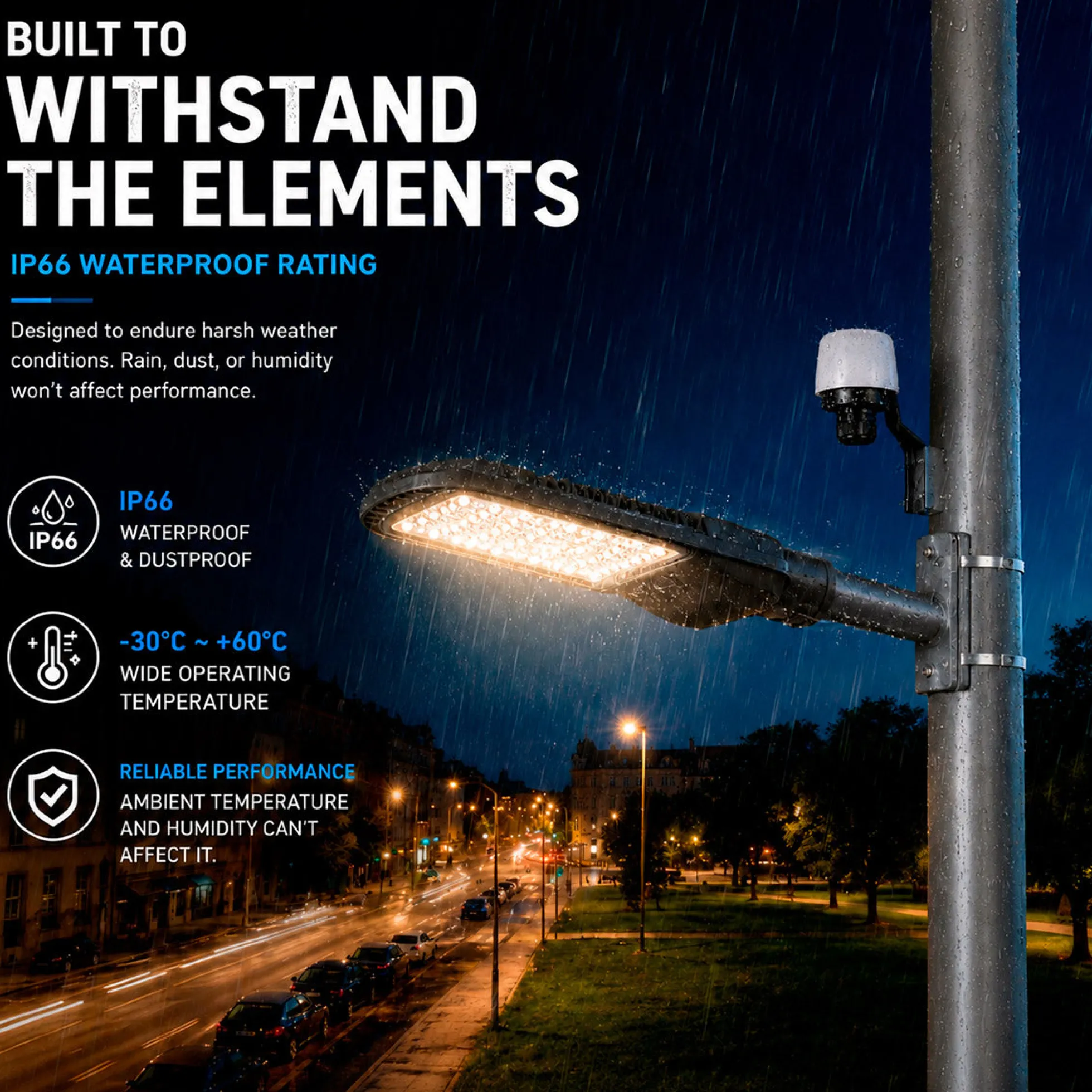 Sensor crepuscular de pared - 360º - 25A - IP66