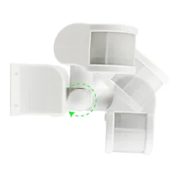 Sensor de movimiento infrarrojo PIR de Esquinas IP44