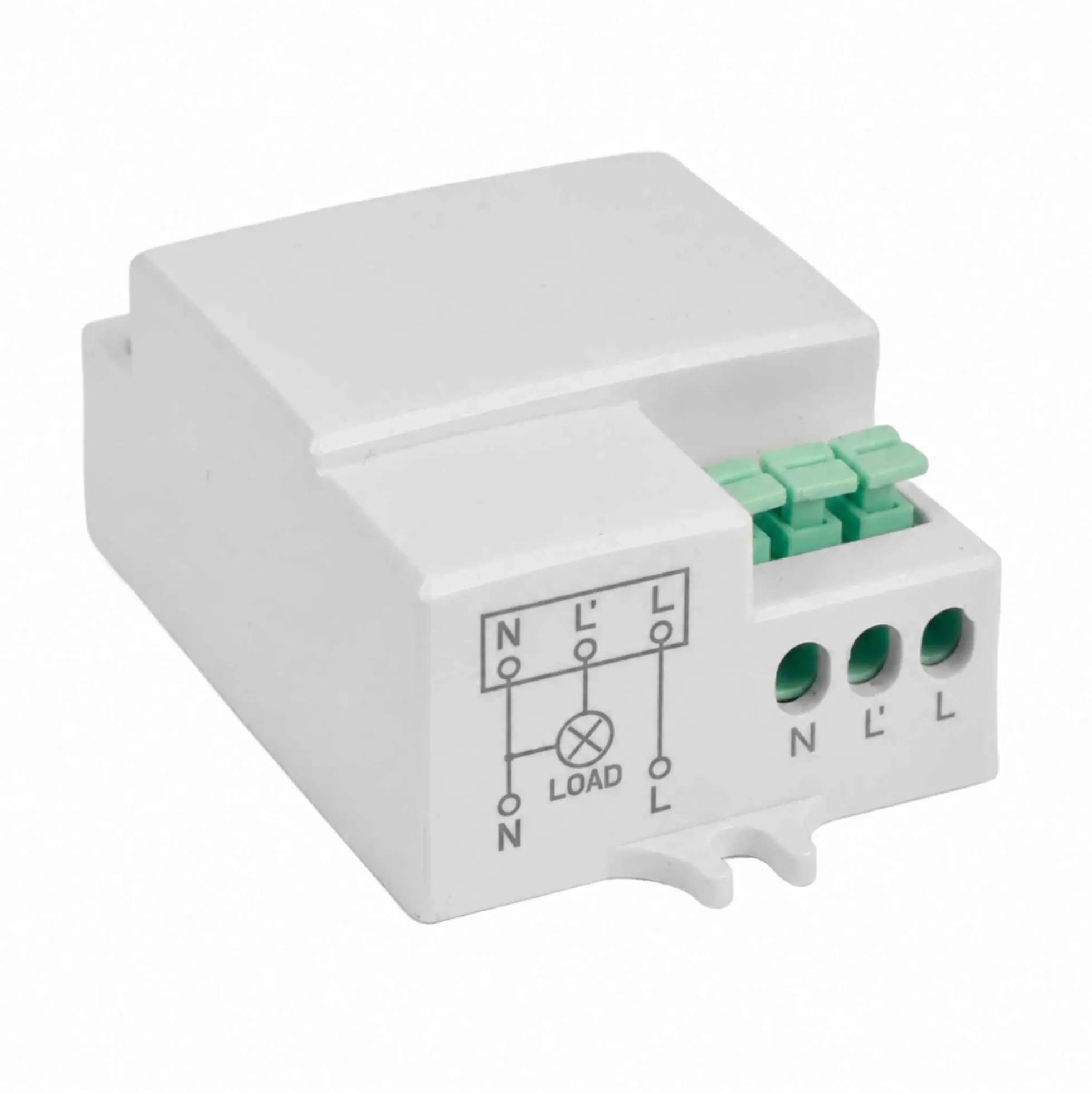 Sensor de movimiento microondas con conexión lateral - Superficie - 180°/ 360º - 300W - IP20