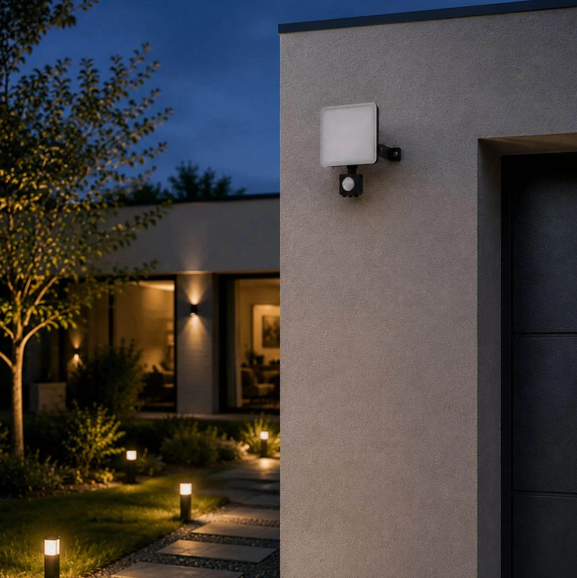 Sensor de movimiento PIR para proyectores LED de exterior BFLS - Sensor series - IP65