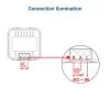 Sensor de movimiento por microondas para pared 180º - IP20