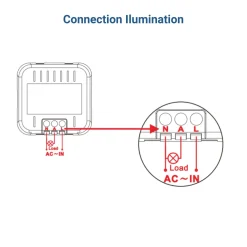 Sensor de movimiento por microondas para pared 180º - IP20