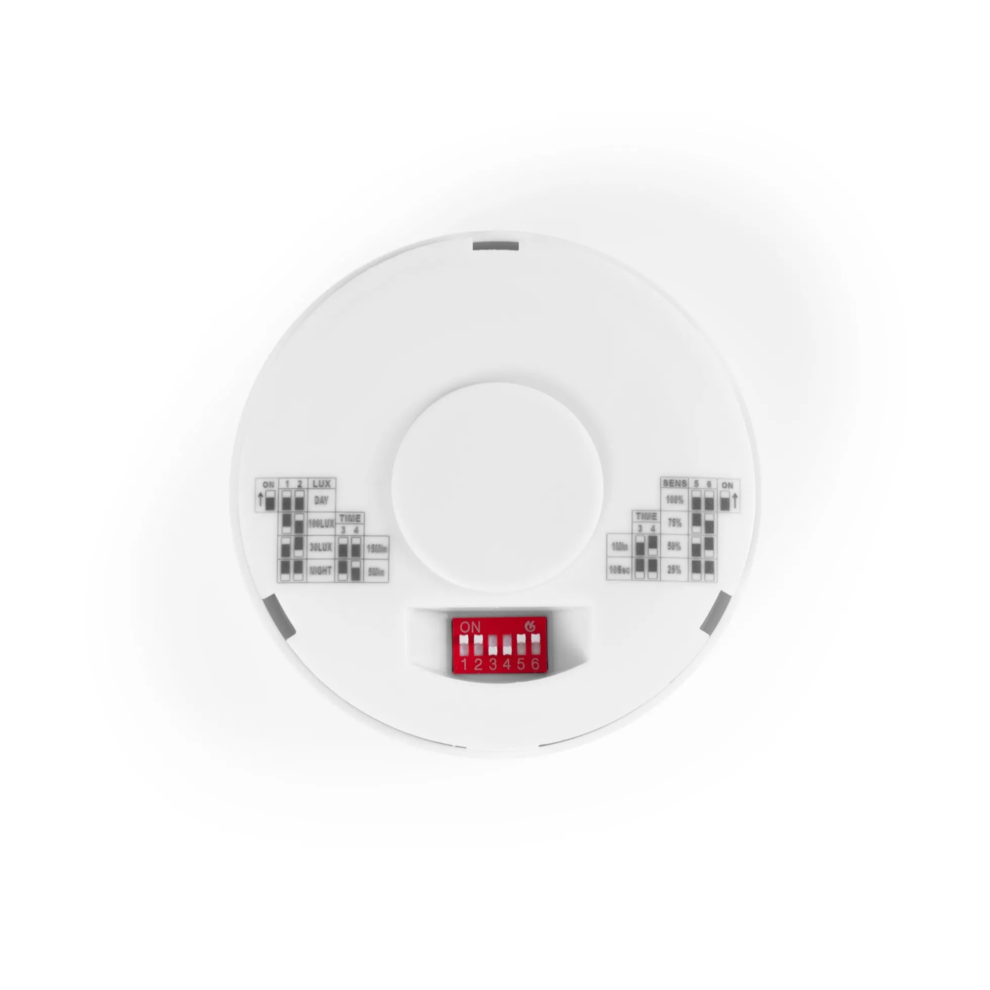 Sensor de movimiento por microondas 2 en 1 - Superficie/ empotrable - DIP Switch