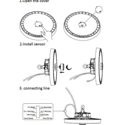 Sensor microondas para campanas LED B8137-B8138
