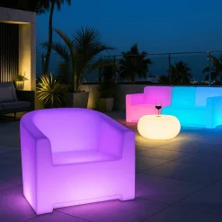 Sillón luminoso LED RGBW - 16W - Recargable