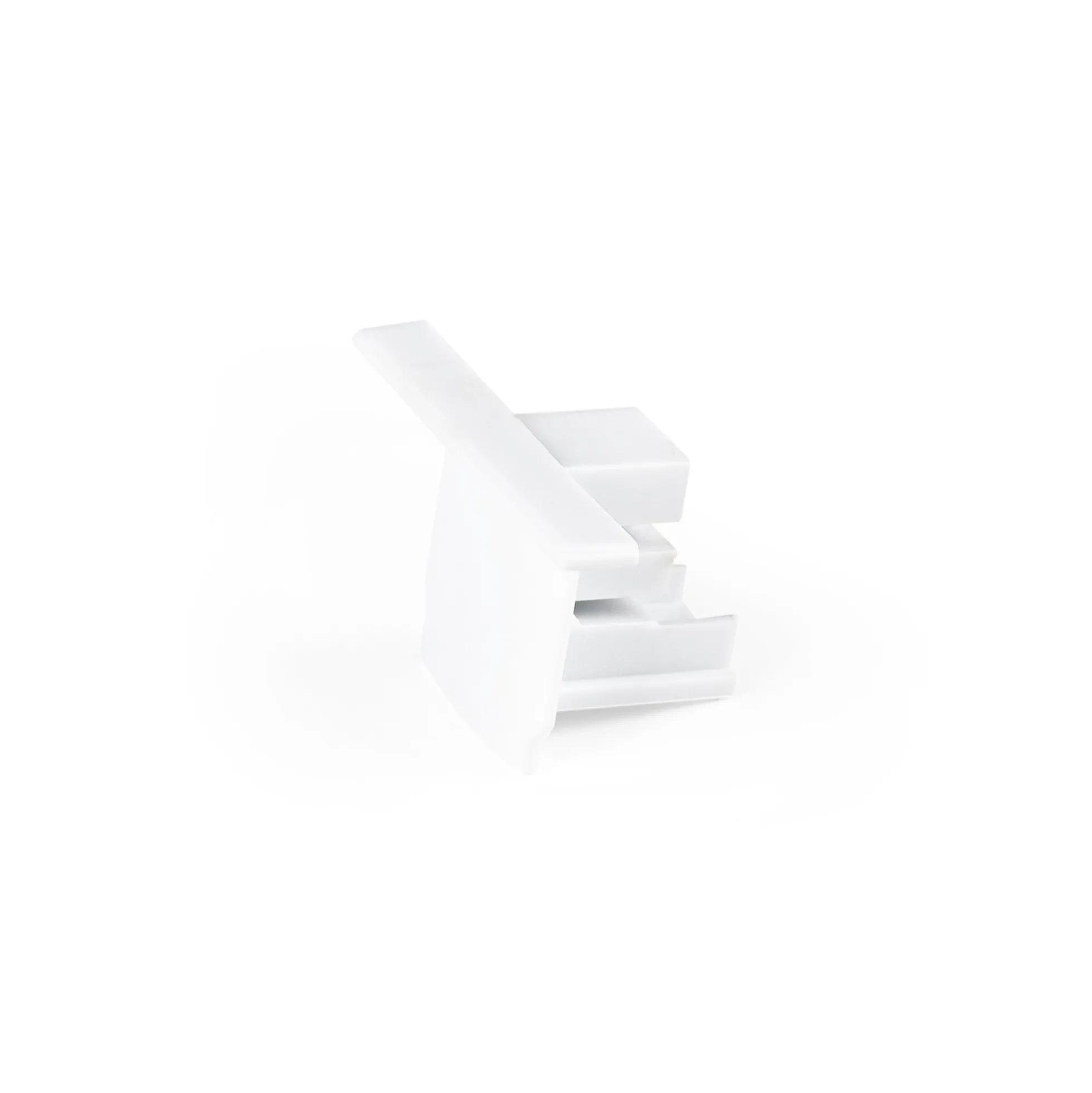Tapón final para carril trifásico empotrable - Compatible con DALI