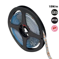Tira de LED 24V DC especial para carnicerías - 18W/m - IP20 - Rollo 5 metros - 120ch/m