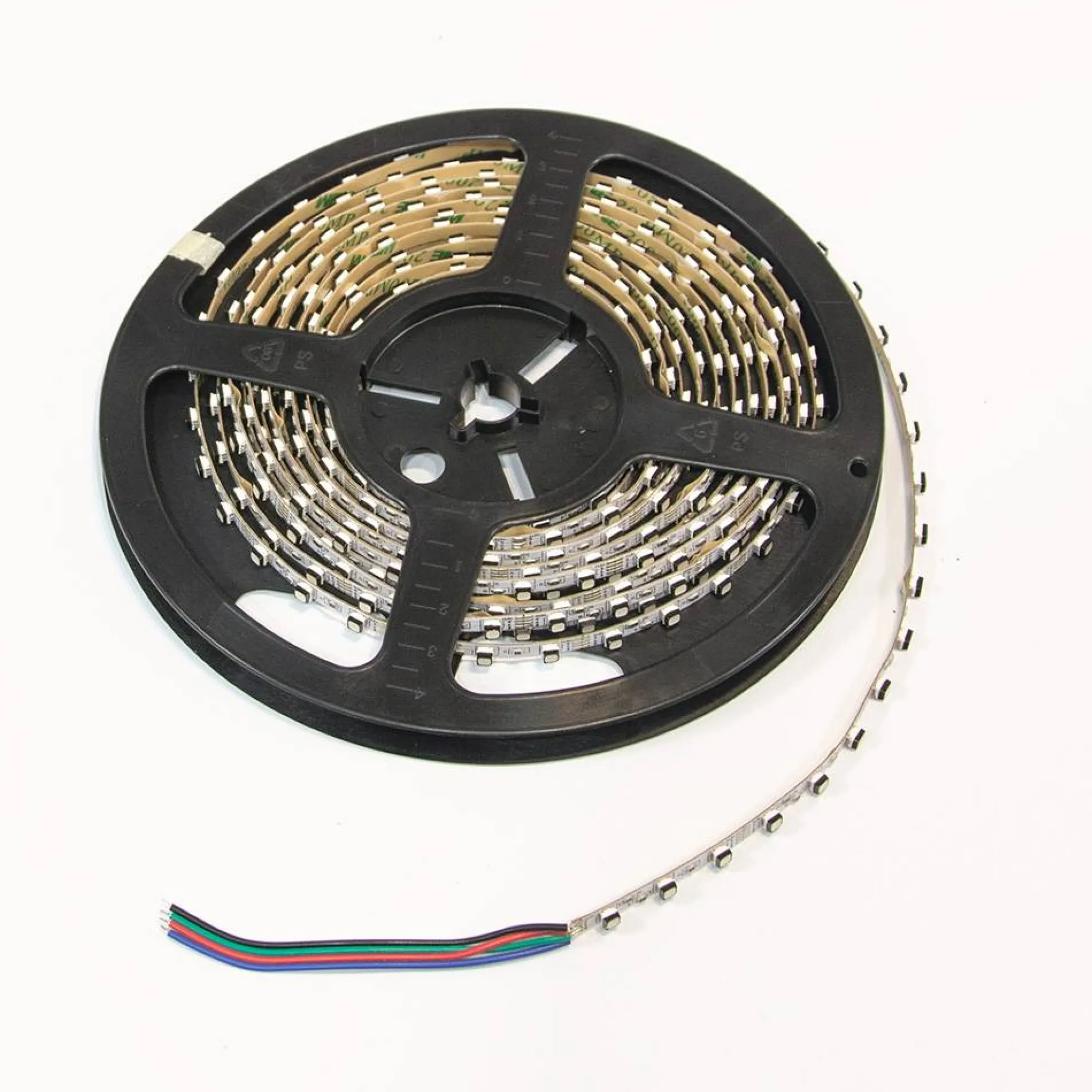 Tira de LED 12V-DC 72W ancho 5mm multicolor RGB IP20 (SMD3535 72ch/m) Rollo 5 metros