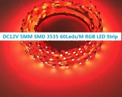 Tira de LED 12V-DC 72W ancho 5mm multicolor RGB IP20 (SMD3535 72ch/m) Rollo 5 metros