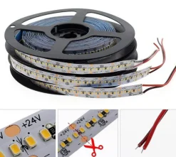 Tira de LED 24V-DC 26W/m CRI90 monocolor IP20 Rollo 5 metros