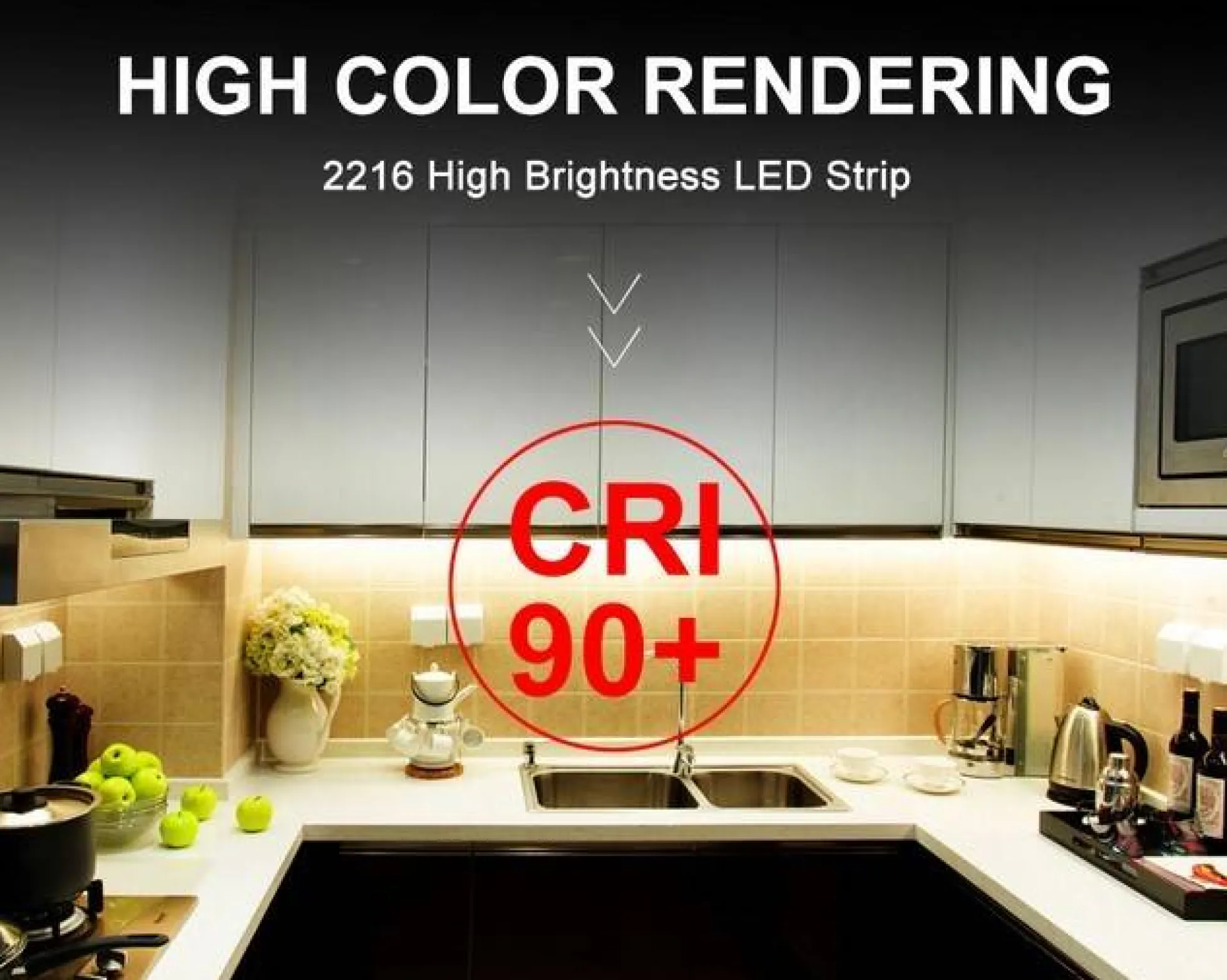 Tira de LED 24V-DC 26W/m CRI90 monocolor IP20 Rollo 5 metros