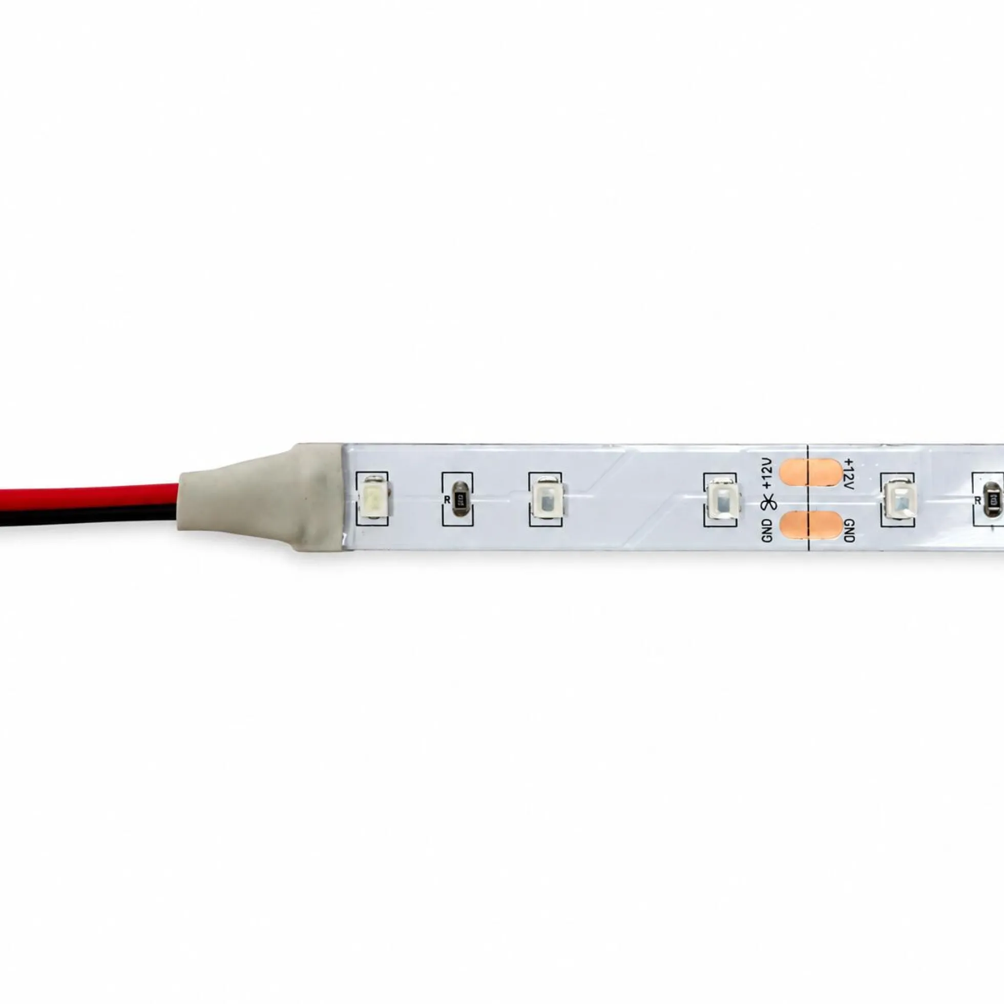 Tira de LED 12V-DC 50W 10mm monocolor IP20 (SMD2835 60ch/m) Rollo 5 metros