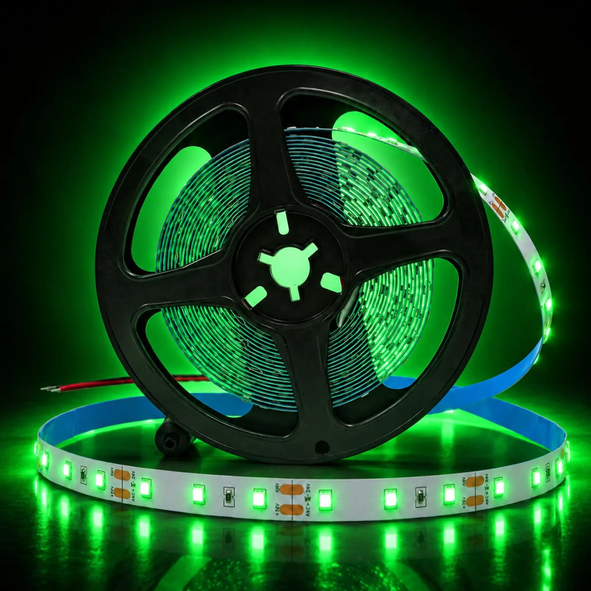 Tira de LED 12V-DC 50W 10mm monocolor IP20 (SMD2835 60ch/m) Rollo 5 metros