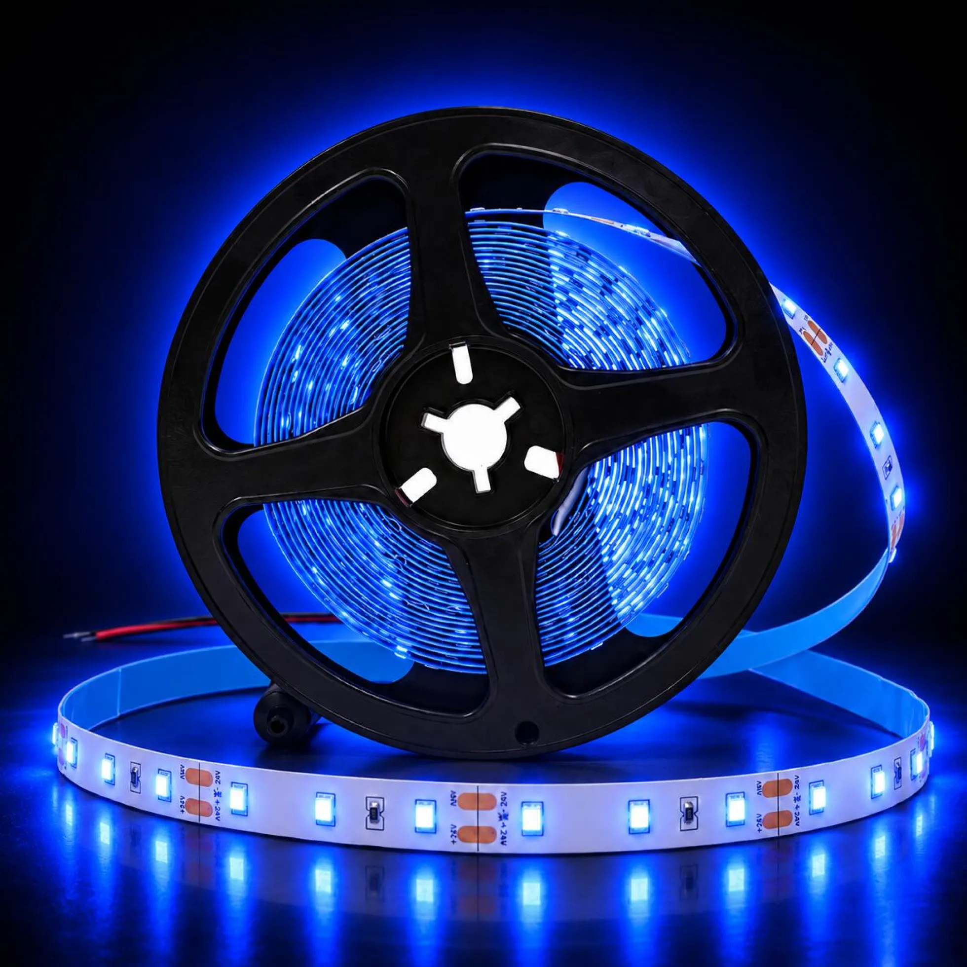 Tira de LED 12V-DC 50W 10mm monocolor IP20 (SMD2835 60ch/m) Rollo 5 metros